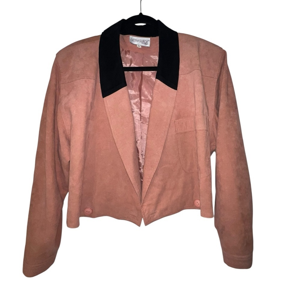 Vintage Blazer with Black Collar